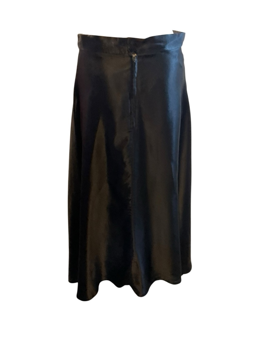 Source Unknown Black Satin Bias-Cut Maxi Skirt - Picture 4 of 11